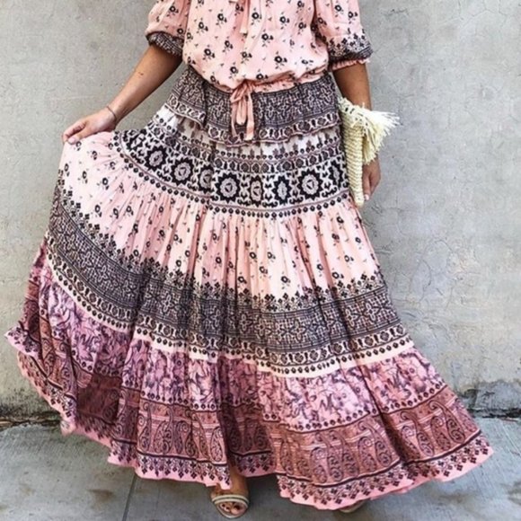 Spell Gypsy Collective LIONHEART Maxi Skirt XS - Picture 4 of 6